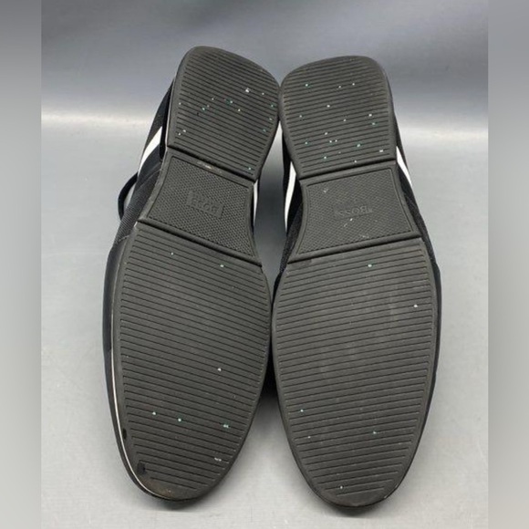 HUGO BOSS BLACK MENS SHOES SATURN MESH SNEAKERS SZ 46 - Picture 3 of 5